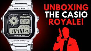 A James Bond Watch for Medium Wrists? Unboxing the Casio AE-1200-WH