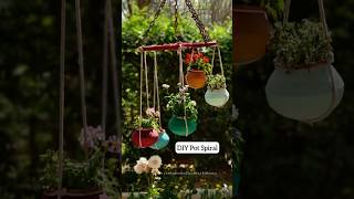 DIY Garden Chandelier #creativehomesandgardensbyneetu #youtubepartner #shorts #diygarden #diyideas