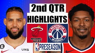 Miami Heat VS Washington Wizards FULL GAME 2ND QTR HIGHLIGHTS | 2022 NBA Regular Season