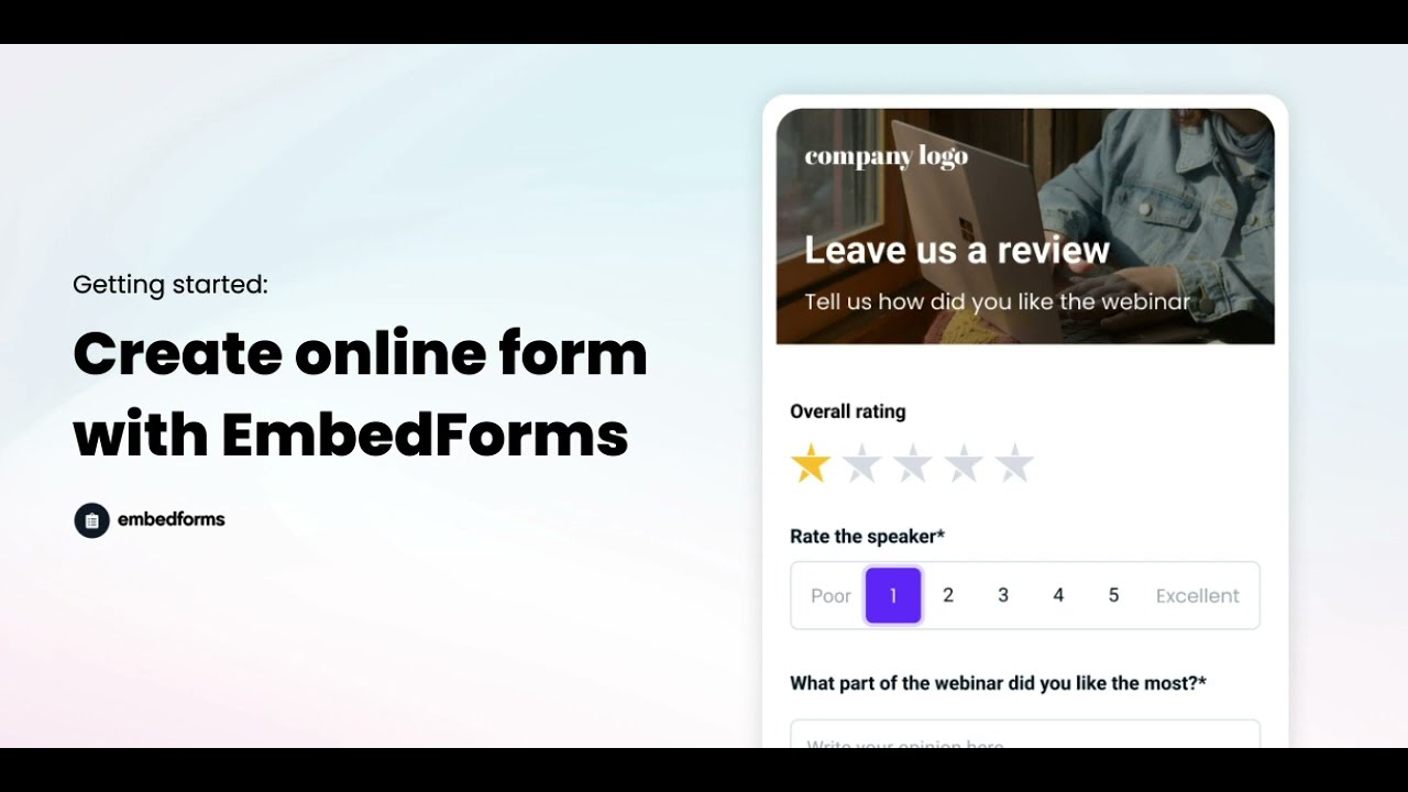Getting Started With Embedforms Youtube