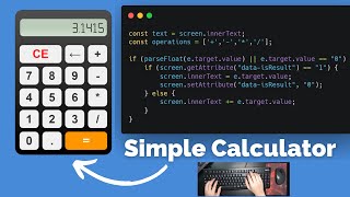 ASMR Programming - Coding a Simple Calculator with HTML, CSS & JS - No Talking
