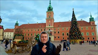 Warsaw 🇵🇱 During Christmas looks Magnificent. My Car Trip Poland