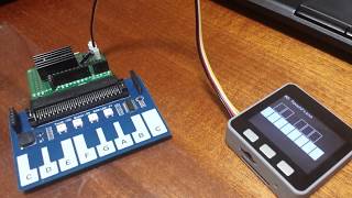 M5Stack and Mini Piano Module for micro:bit