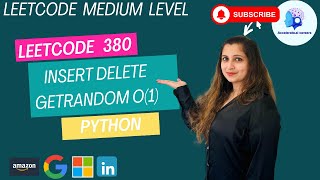 🔥Leetcode 380. Insert Delete GetRandom O(1) - Python #faang Interviews🚀 #leetcode #coding