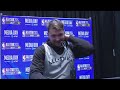 nikola jokic sneaks up on luka doncic during all star interview to mess with him 😂