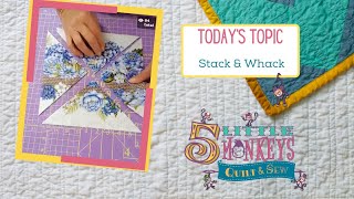 STACK & WHACK QUILTING BLOCKS | QUICK & EASY HOW TO TUTORIAL