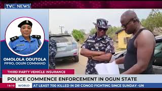 Police Commence Enforcement Of Third Party Vehicles Insurance In Ogun State