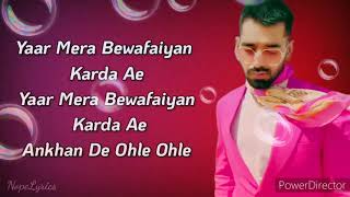 OHLE OHLE SONG BY// Manninder Butter New punjabi song 2021