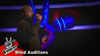 Μιχάλης Βασιλείου - Βραδιάζει | 8o Blind Audition | The Voice of Greece