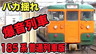 うるさすぎてもはや車内放送すら聞こえない115系快速列車｜新潟の湘南色電車