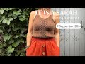 It Is A Sarah | (EN) | May Top, new skirt, new yarn & more | Monday 9 September 2024