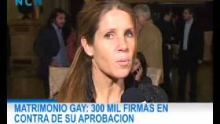 Matrimonio Gay: 300 mil firmas en contra de su aprobación - Cynthia Hotton - NCN TV