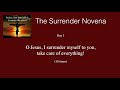 The Surrender Novena Day 1