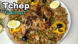 TCHEP GUINAR/RIZ AU POULET/RECETTE SÉNÉGALAISE