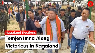 Nagaland Elections 2023: BJP's Temjen Imna Along Celebrates Victory In Nagaland