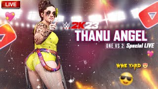 Thanu Angel VS Roman \u0026 Triple H 🔥 WWE 2K23 LIVE 🔥 WWE Yard 🔥 19 Dec 2024