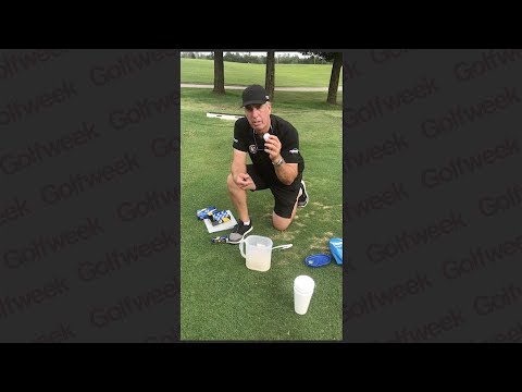 How much salt do you need to make a golf ball float?
