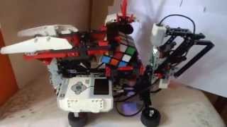 Rubik's Cube Solver --- Lego MindStorms EV3