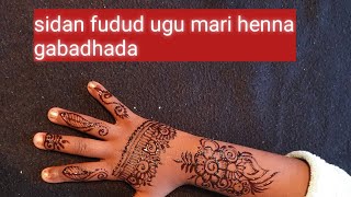 simple #henna cilaan aad qurux  badan fudud sidan usameyso