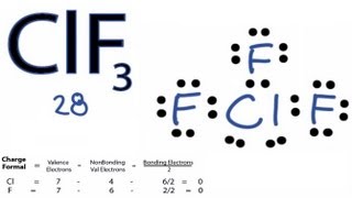 ClF3 Lewis Structure - How to Draw the Lewis Structure for ClF3