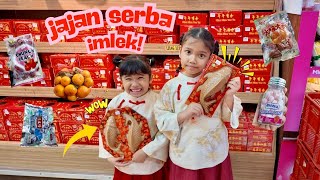 DAVINA DAN ZIZI BELANJA SERBA IMLEK! #imlek #davinadanzizi