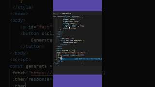 Generate Random Cat Facts [JavaScript]