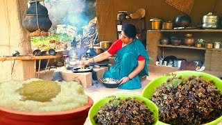 Traditional village Fenugreek porridge recipe | traditional lifestyle| Village cooking| Rural food