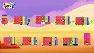 NUMBERBLOCKS ADDING UP TO 10 GIANT NUMBERS ADDITION OF BIG NUMBERS | @ColorArt_id Part-6