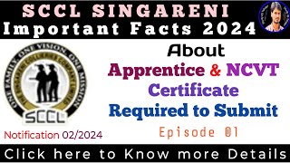 SCCL Singareni Apprentice Certificate Required in Detail by Telugu by Srikanth