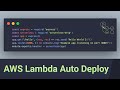 AWS Lambda CICD Pipeline using GitHub Actions | Auto Deploy Express App To AWS Lambda | NodeJS