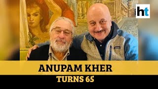 Watch: Anupam Kher celebrates birthday with Robert De Niro