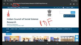 ICSSR PDF 2024-25 Out Now