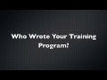 JTSstrength.com-Who Wrote Your Training Program?