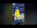 lebron james stops during nba game to ask fans to take off hoodies then thanks them for listening