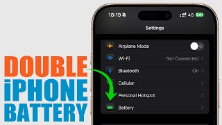 3 Settings to DOUBLE iPhone Battery Life REVEALED by APPLE !