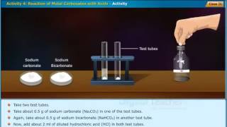 Reaction of Metal Carbonates with Acids, Class 10 Physics | Smart Class