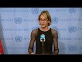 Security Council President on South Sudan - Media Stakeout