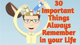 Important things to know in life||Top Best Inspiration things always remember in LIFE