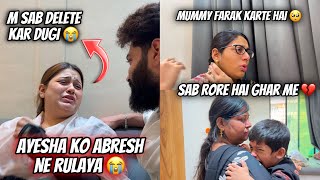 Abresh Ne Ayesha Ko Rulaya Bhot 😭| Sab Rone Lage 💔| Zeeshan Ka Safar | Zeeshan \u0026 Abresh