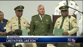 Father, son graduate OPSO together