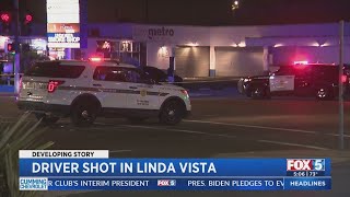 Driver Shot In Face In Linda Vista