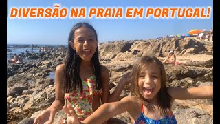 Diversão na Praia em Portugal! Acabei enterrando minha Irmão. Olha só no deu! | Lili e Soso Aprontam