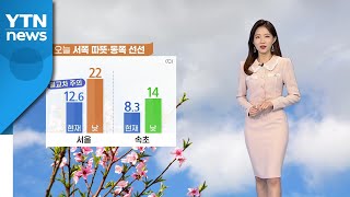 [날씨] 오늘 서쪽 따뜻·동쪽 선선...중부·경북 대기 건조 / YTN