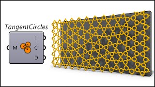 Grasshopper Kangaroo (Circle Packing Wall)