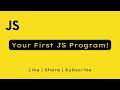 Hello World Program in Javascript