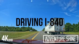 Driving I-840 3 - 4K - Tennessee, USA