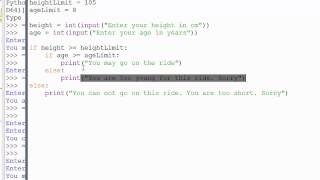 8. Nested if statements in Python
