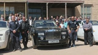 Pricey police escort for luxury car tour