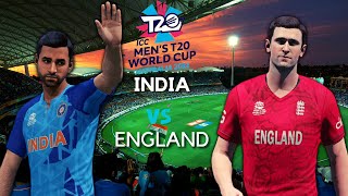 INDIA vs ENGLAND | T20 World Cup Semifinal | CRICKET 22