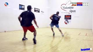 Racquetball Highlights   2019 Valentine Open Finals Kane Waselenchuk vs Rocky Carson